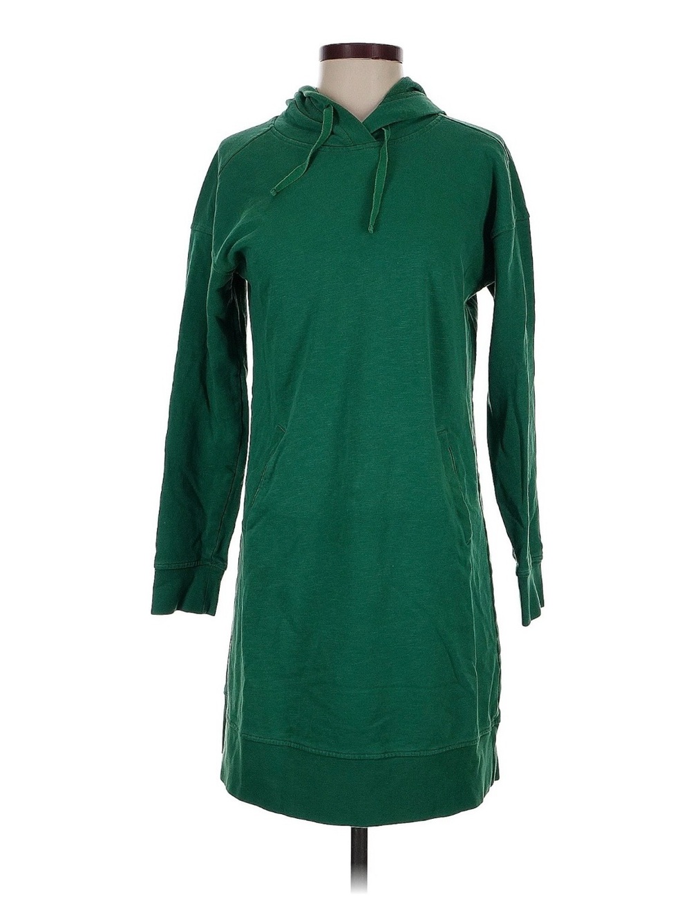 Toad&Co Follow Through Camp Green Hoodie Tunic Dress
